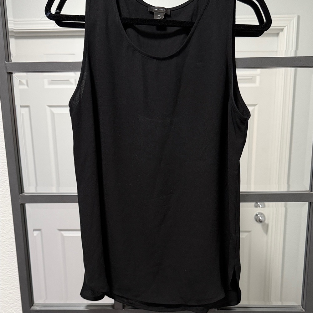 Halogen Classic Black Tank Top